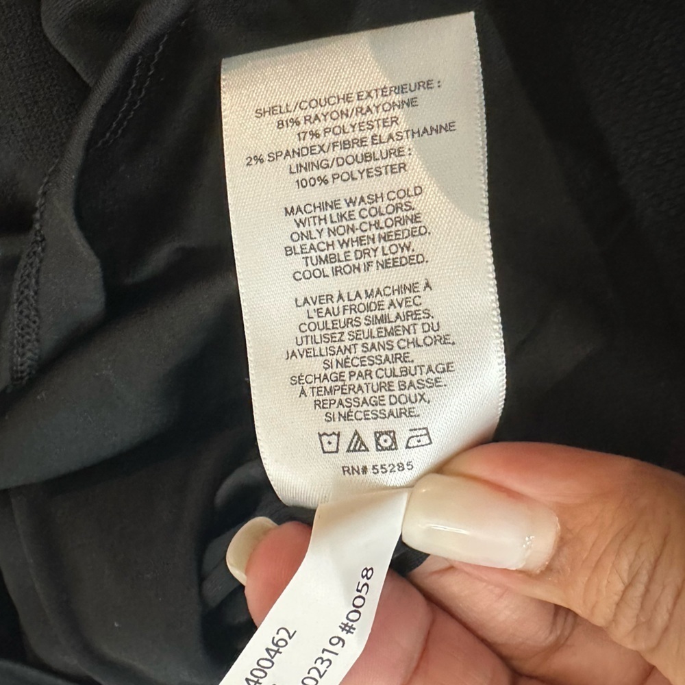 Express black midi‎ dress Sz. M - Picture 10 of 11